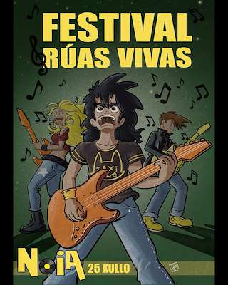 Fechas, información, programa, cartel, imágenes, mapa y ubicación de Rúas Vivas (2026)  en  Noia