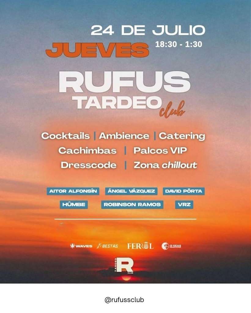Rufus Tardeo Club en Ferrol