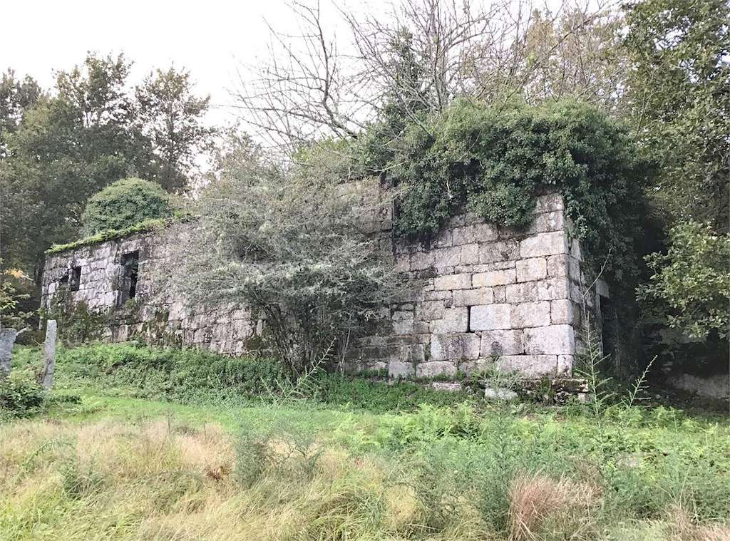 Ruinas de la Casa Rectoral de Lira en Salvaterra do Miño