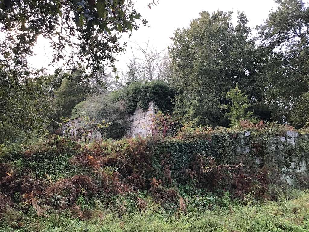 Ruinas de la Casa Rectoral de Lira en Salvaterra do Miño