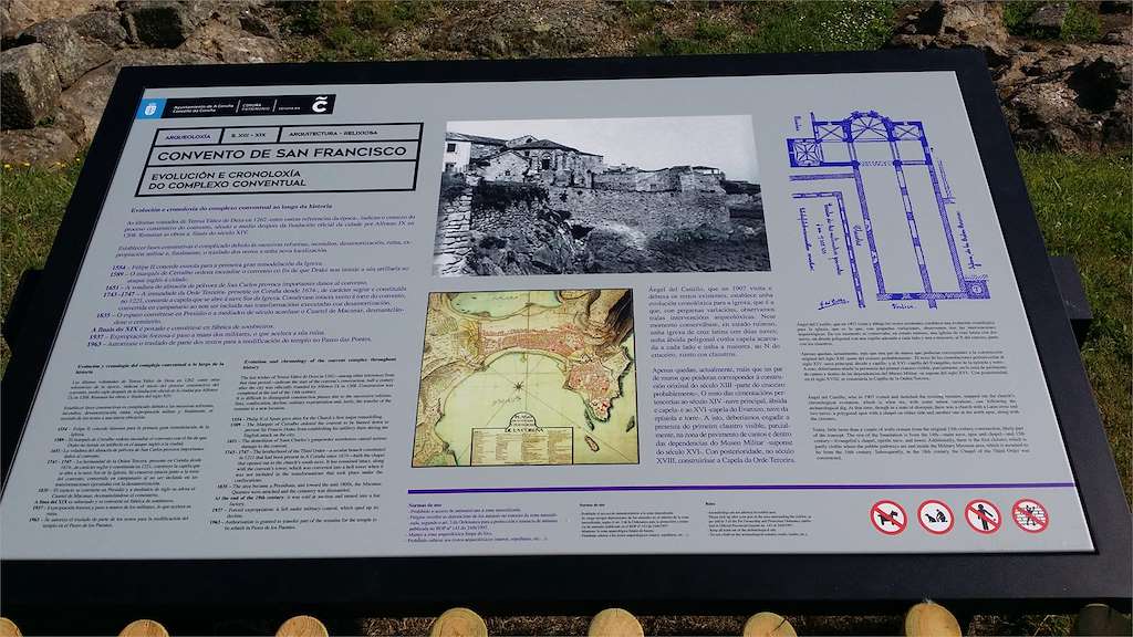 Ruinas del Convento de San Francisco en A Coruña