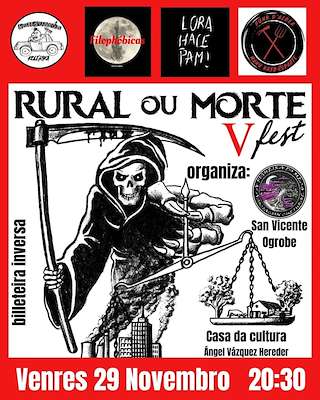 Fechas, información, programa, cartel, imágenes, mapa y ubicación de Rural Ou Morte Fest V  en  O Grove