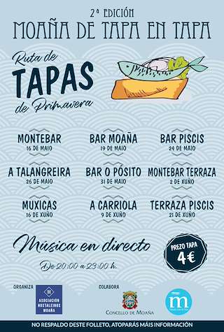 Ruta de Tapas de Primavera en Moaña