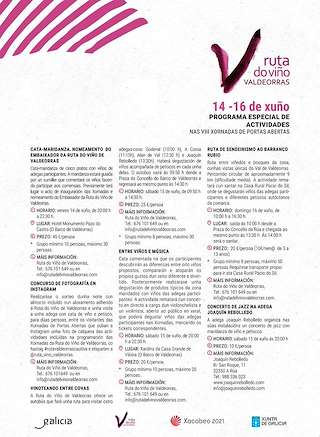 Ruta do Viño de Valdeorras – Xornadas de Portas Abertas en O Barco de Valdeorras