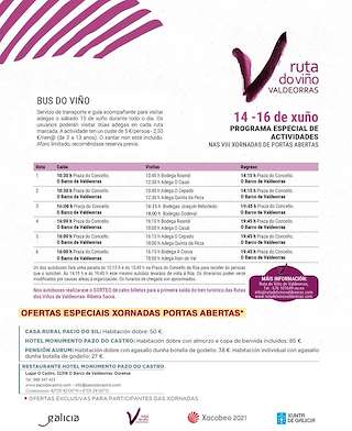 Ruta do Viño de Valdeorras – Xornadas de Portas Abertas en O Barco de Valdeorras