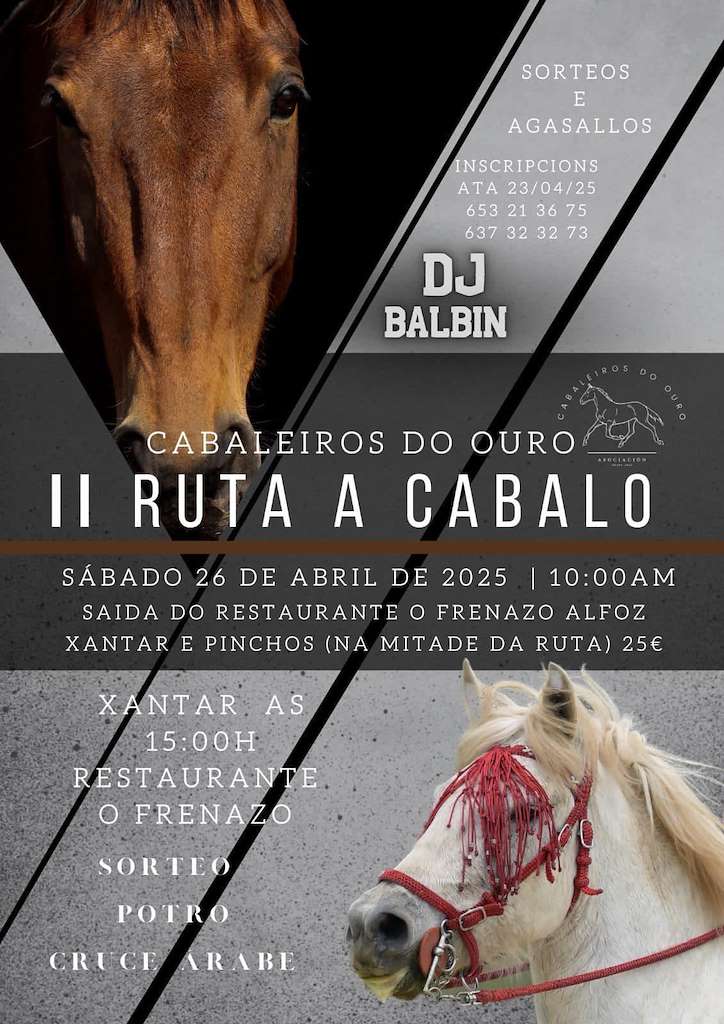 II Ruta a Cabalo dos Cabaleiros do Ouro (2025) en Alfoz