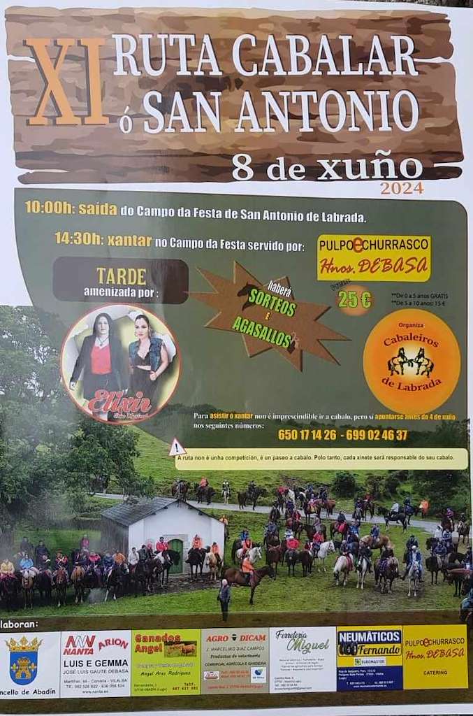 XI Ruta a Cabalo ó San Antonio en Abadín