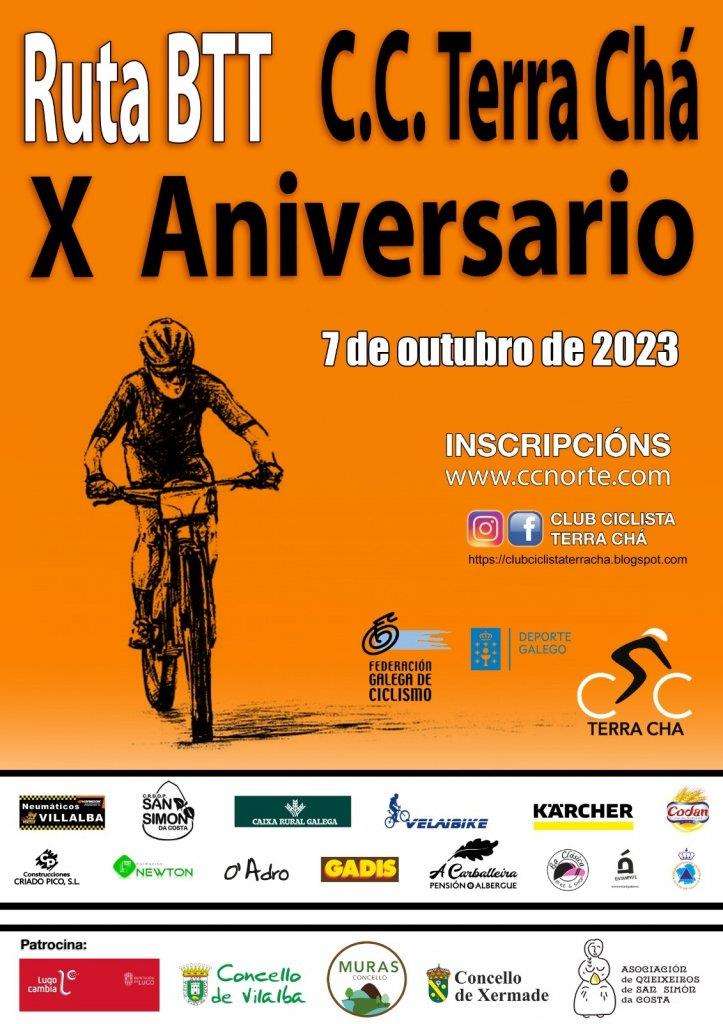 Ruta BTT X Aniversario CC Terra Cha en Vilalba