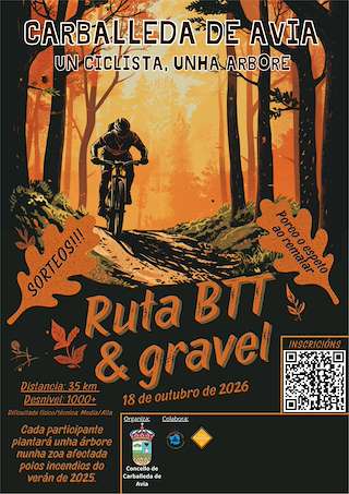 Fechas, información, programa, cartel, imágenes, mapa y ubicación de Ruta BTT & Gravel (2026)  en  Carballeda de Avia