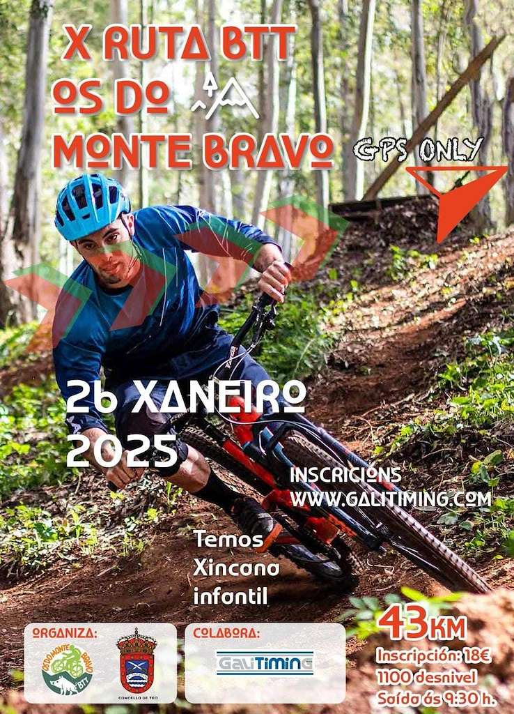 X Ruta BTT Os do Monte Bravo en Teo