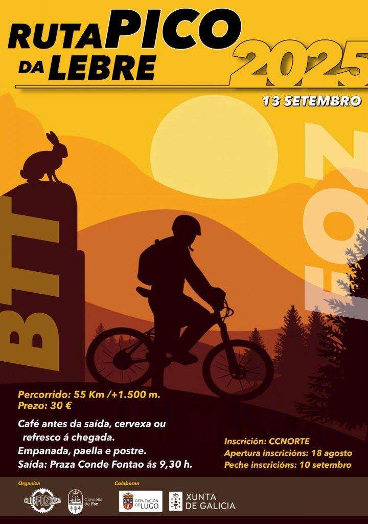 Ruta BTT Pico da Lebre en Foz