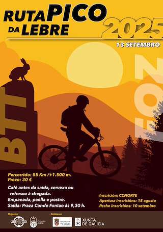 Fechas, información, programa, cartel, imágenes, mapa y ubicación de Ruta BTT Pico da Lebre  en  Foz