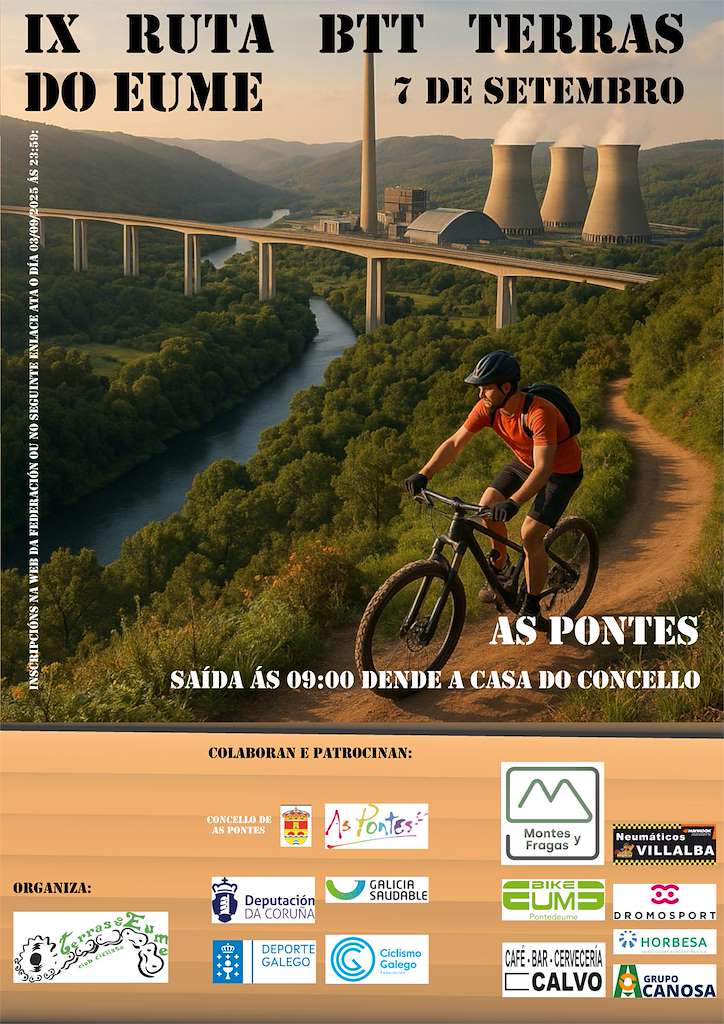 VIII Ruta BTT Terras do Eume en As Pontes de García Rodríguez