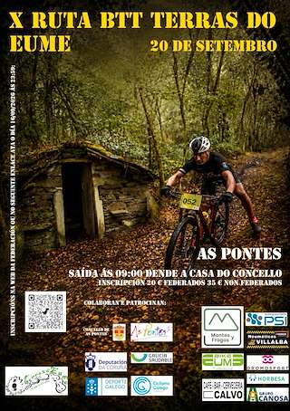 Fechas, información, programa, cartel, imágenes, mapa y ubicación de X Ruta BTT Terras do Eume (2026) en As Pontes de García Rodríguez