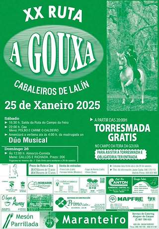 Fechas, información, programa, cartel, imágenes, mapa y ubicación de XX Ruta Cabalar A Gouxa  en  Lalín