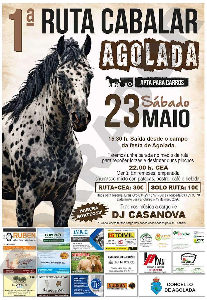 I Ruta Cabalar (2026) en Agolada