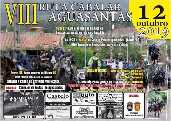 VIII Ruta Cabalar Aguasantas en CerdedoCotobade