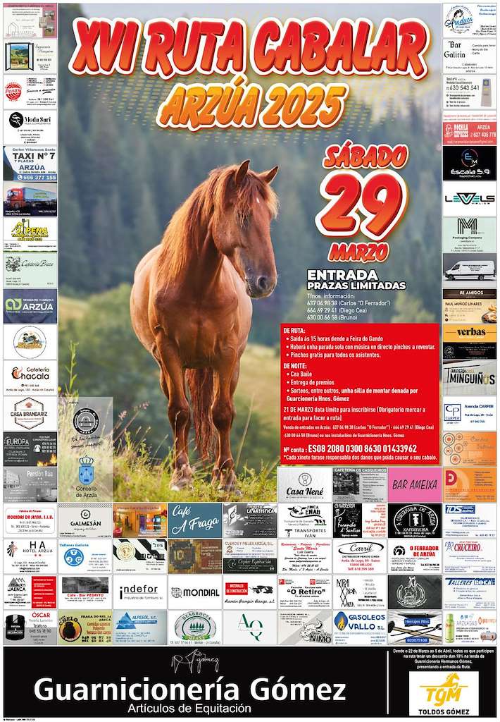 XVI Ruta Cabalar en Arzúa
