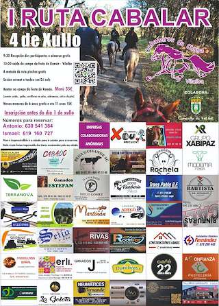 Fechas, información, programa, cartel, imágenes, mapa y ubicación de I Ruta Cabalar Cabaleiros da Chaira (2026)  en  Vilalba