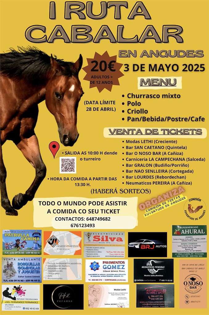 II Ruta Cabalar de Angudes (2026) en Crecente
