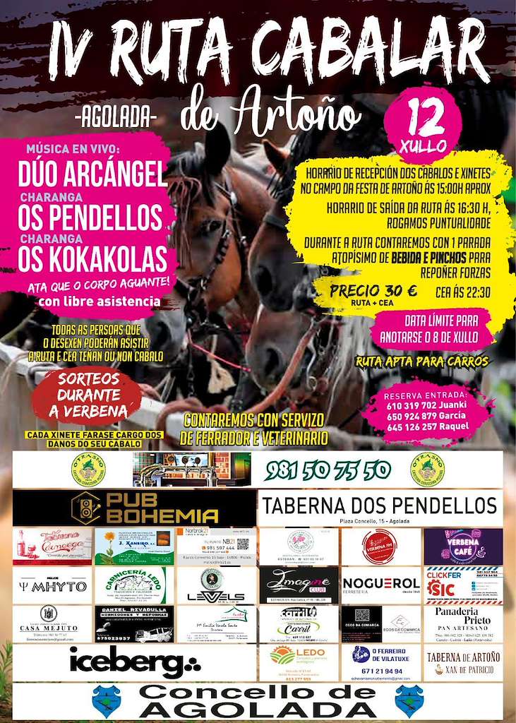 IV Ruta Cabalar de Artoño en Agolada