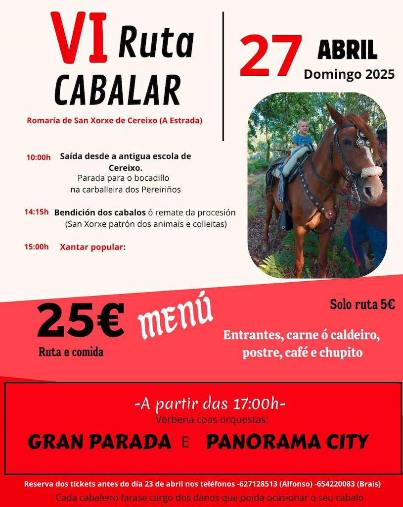 Ruta Cabalar de Cereixo (2025) en A Estrada