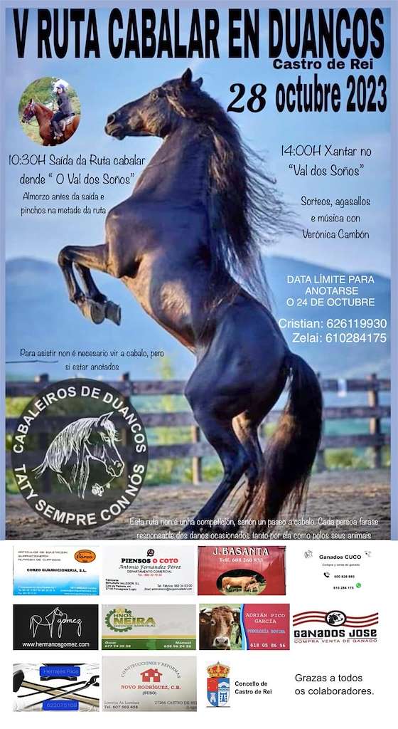 IV Ruta Cabalar de Duancos en Castro de Rei