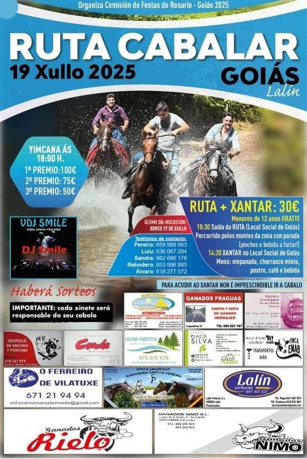 Ruta Cabalar de Goiás en Lalín