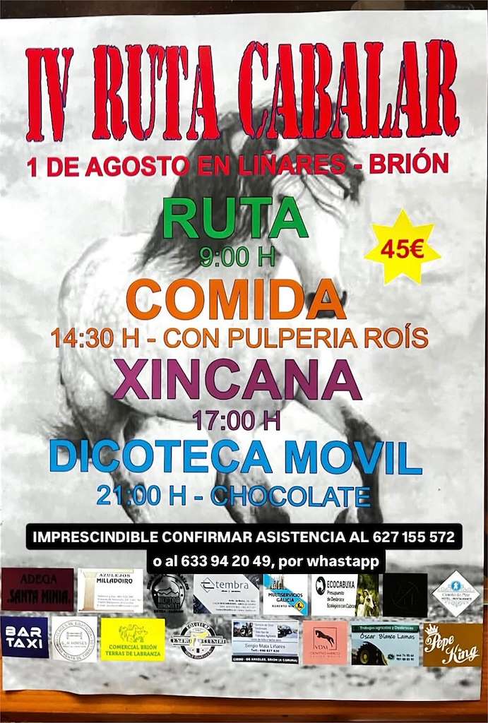 IV Ruta Cabalar de Liñares (2026) en Brión