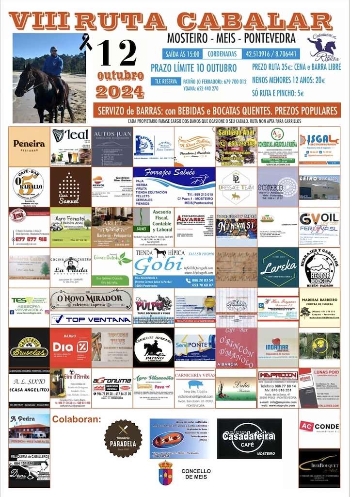 VIII Ruta Cabalar de Mosteiro en Meis