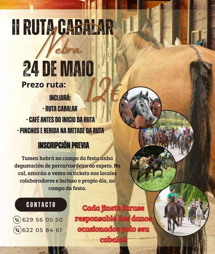 II Ruta Cabalar de Nebra (2025) en Porto do Son