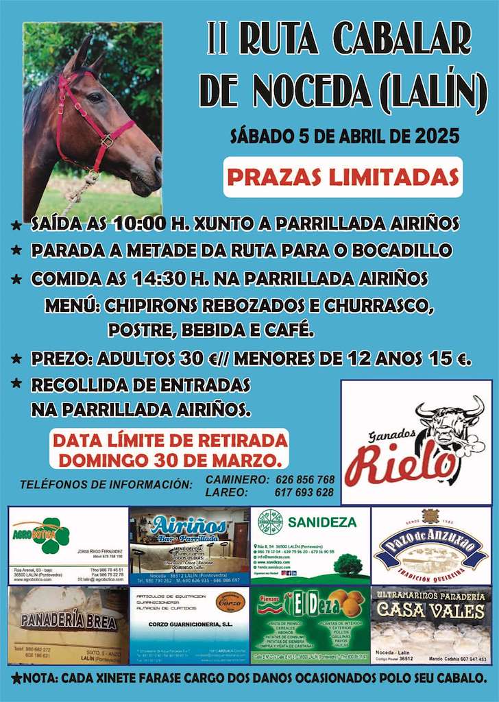 II Ruta Cabalar de Noceda (2025) en Lalín