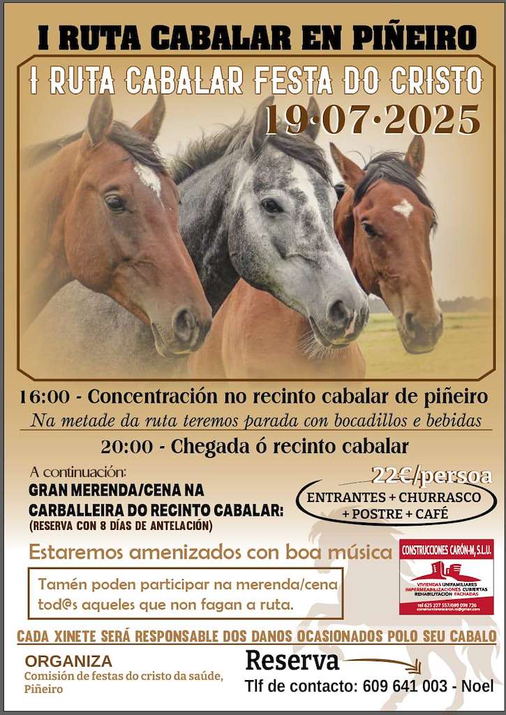 I Ruta Cabalar de Piñeiro en Tomiño