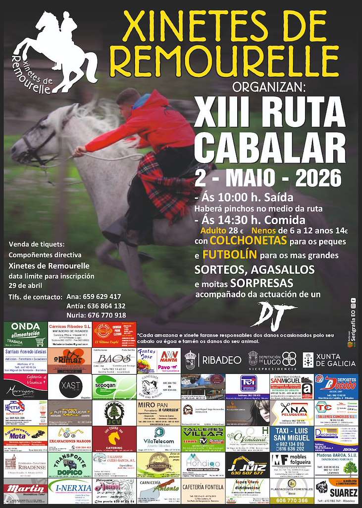 XIII Ruta Cabalar de Remourelle en Ribadeo