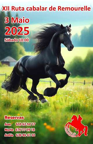 Fechas, información, programa, cartel, imágenes, mapa y ubicación de XII Ruta Cabalar de Remourelle  en  Ribadeo