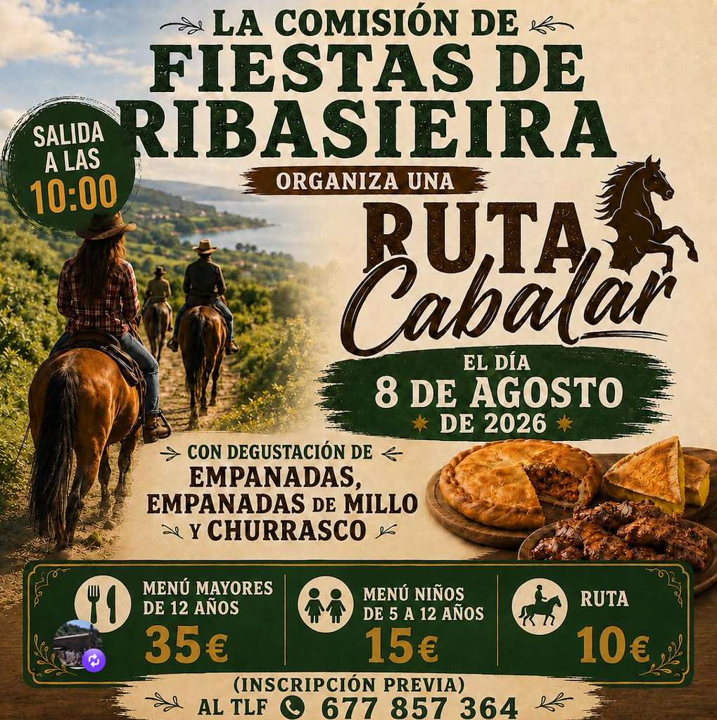 Ruta Cabalar de Ribasieira (2026) en O Porto do Son