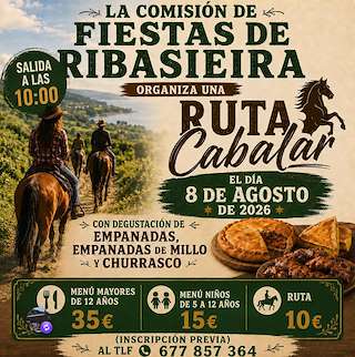 Fechas, información, programa, cartel, imágenes, mapa y ubicación de Ruta Cabalar de Ribasieira (2026)  en  O Porto do Son