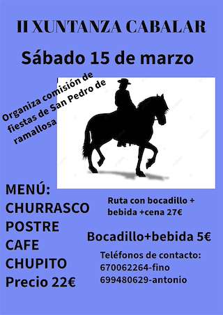 Fechas, información, programa, cartel, imágenes, mapa y ubicación de II Ruta Cabalar de San Pedro da Ramallosa   en  Nigrán