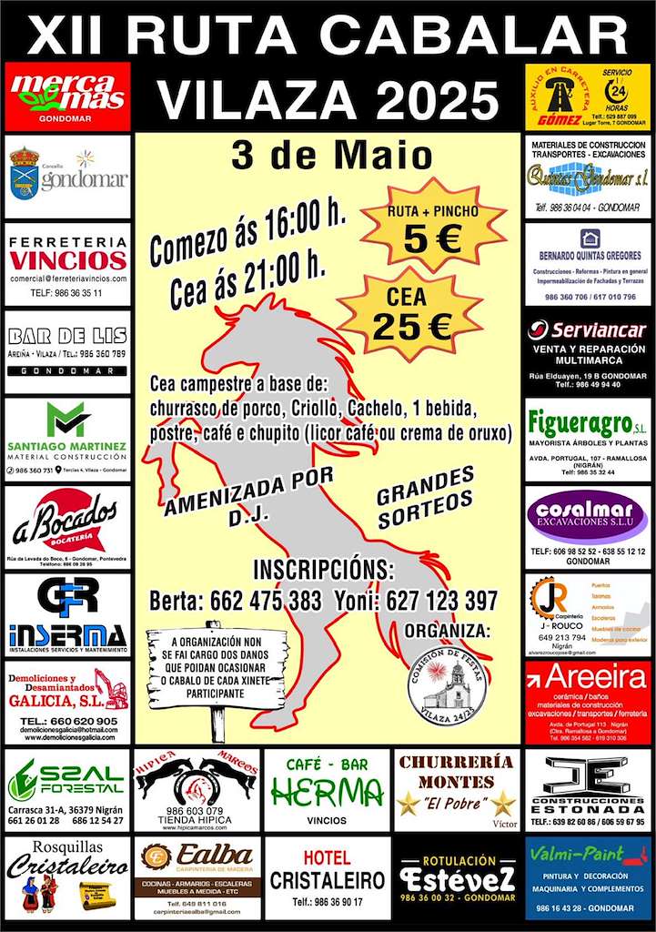 XII Ruta Cabalar de Vilaza  en Gondomar