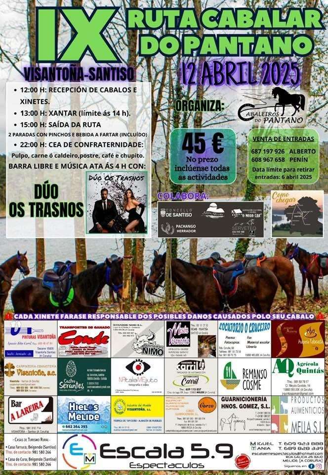 IX Ruta Cabalar do Pantano de Visantoña (2025) en Santiso