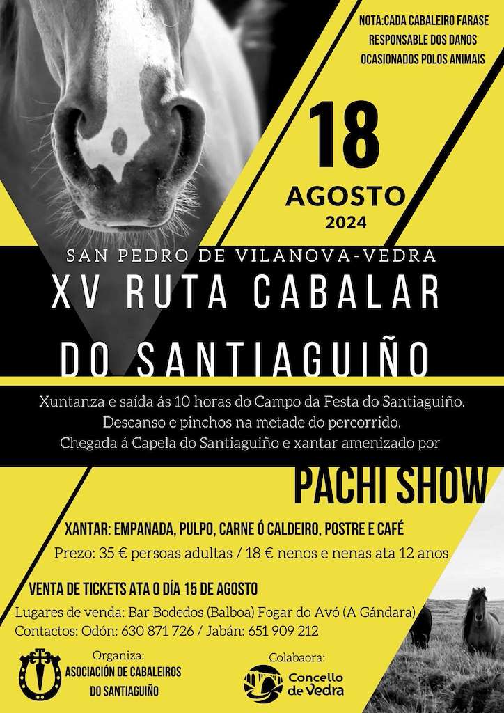 XIV Ruta Cabalar do Santiaguiño en Vedra