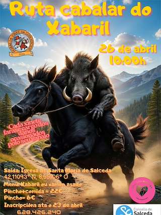 Fechas, información, programa, cartel, imágenes, mapa y ubicación de Ruta Cabalar do Xabaril  (2026)  en  Salceda de Caselas