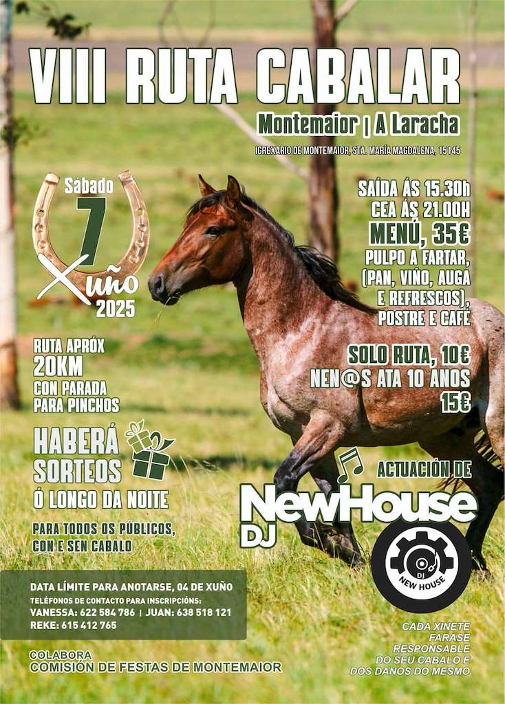 VIII Ruta Cabalar - II Festa de Montemaior (2025) en Laracha