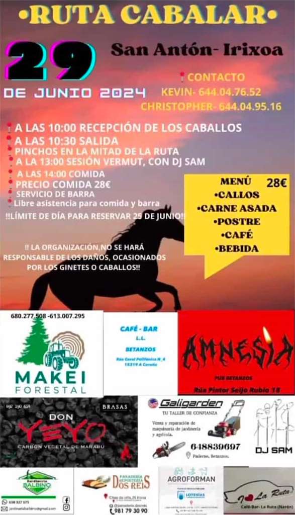 Ruta Cabalar  en Irixoa