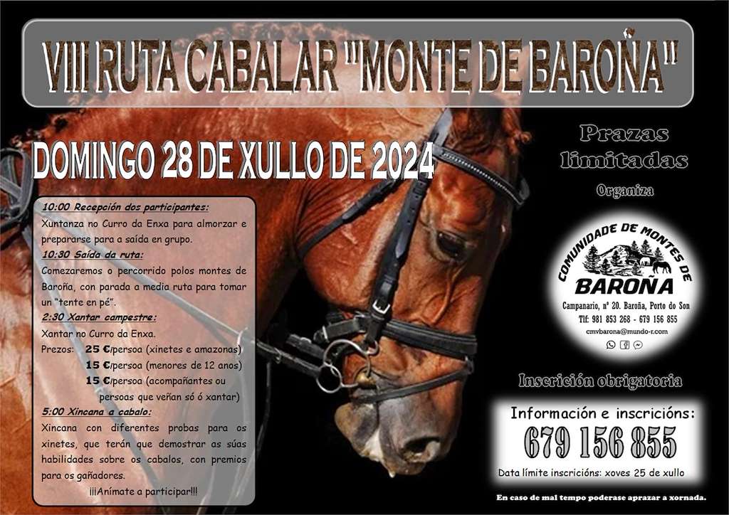 VIII Ruta Cabalar Monte de Baroña en Porto do Son