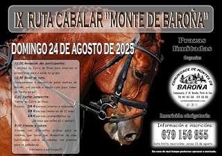 Fechas, información, programa, cartel, imágenes, mapa y ubicación de IX Ruta Cabalar Monte de Baroña  en  Porto do Son
