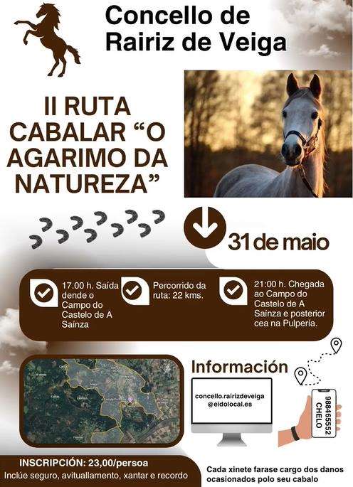 II Ruta Cabalar O Agarimo da Natureza (2025) en Rairiz de Veiga