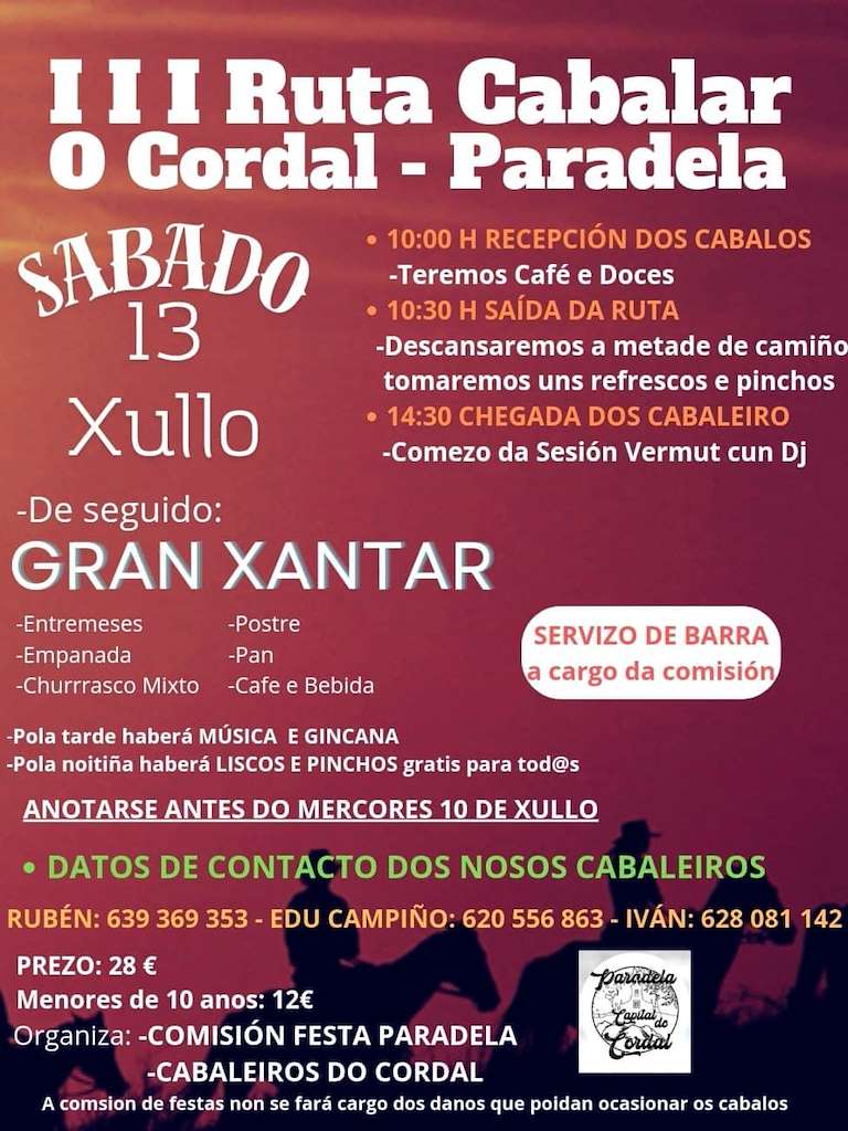 III Ruta Cabalar O Cordal de Paradela en Curtis