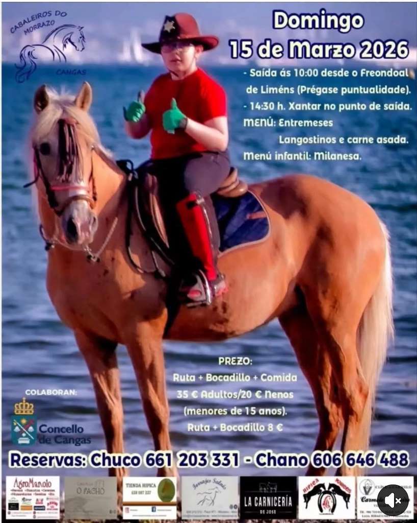 Ruta Cabalar polas Rías Baixas en Cangas de Morrazo