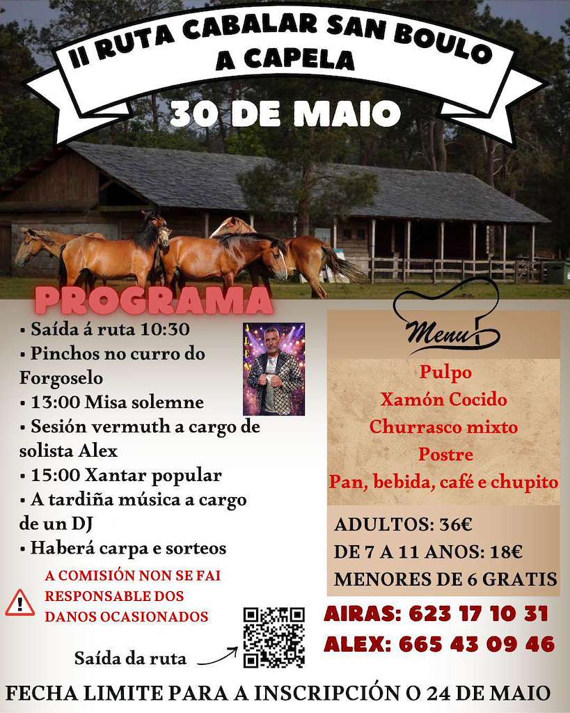 II Ruta Cabalar San Boulo (2026) en A Capela